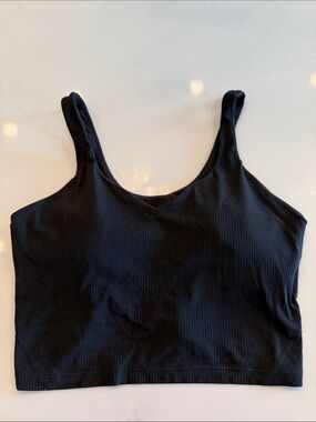 Lululemon Align Black Ribbed Tank Top size 12